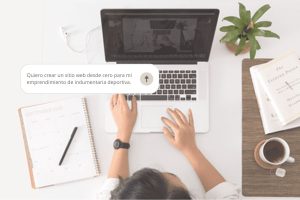 Crear un sitio web con IA