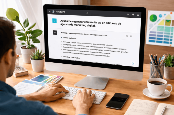 Diseñar un sitio web con Chatgpt